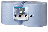 Tork Extra Starke Industrie Papierwischtücher blau 3-lg. TAD